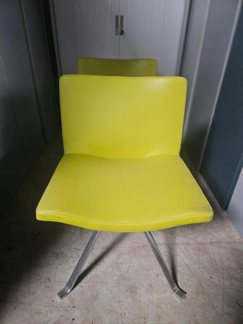 chaises design Tonon Italia, Maison & Meubles, Chaises, Comme neuf, Deux, Cuir, Autres couleurs, Enlèvement