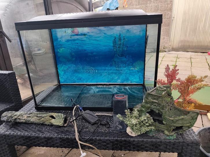 Superfish aquarium incl. Toebehoren, Dieren en Toebehoren, Vissen | Aquaria en Toebehoren, Gebruikt, Ophalen