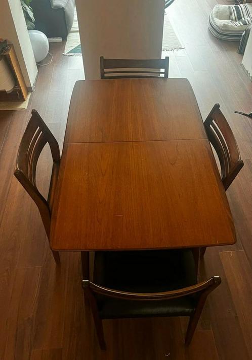 Vintage tafel Louis Van Teeffelen, Huis en Inrichting, Complete eetkamers, Zo goed als nieuw, Ophalen