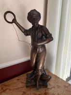 sculpture ancienne 'Le Sauveteur' signée P. Bobbias, Enlèvement
