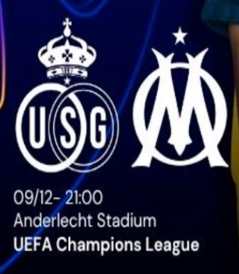 RUSG - Marseille (LDC), Tickets en Kaartjes, Sport | Voetbal, Drie personen of meer, December, Overige typen