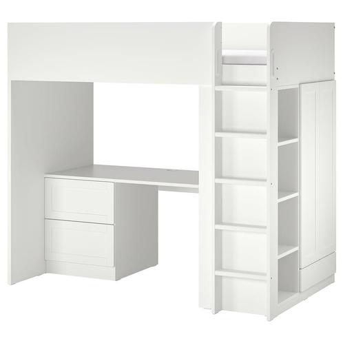 2 hoogslapers ikea smastad, Kinderen en Baby's, Kinderkamer | Stapelbedden en Hoogslapers, Zo goed als nieuw, Hoogslaper, Ophalen