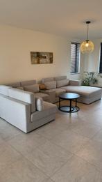 Canapé d’angle modulable + table basse – Très bon état, Huis en Inrichting, Ophalen, Zo goed als nieuw