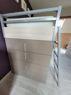 Hoogslaper met kasten, Une personne, Enlèvement, Utilisé, 160 à 180 cm