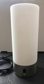 Ledlamp nachtkast of bureau met USB oplaadstation (2 stuks), Ophalen, Zo goed als nieuw, Metaal