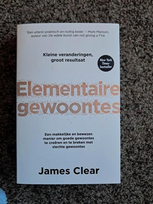 James Clear - Elementaire gewoontes., Boeken, Psychologie, Zo goed als nieuw, Ophalen of Verzenden
