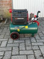 Stille Parkside Compressor 24L – Krachtig & Onderhoudsarm, Doe-het-zelf en Bouw, Compressors, Ophalen, Zo goed als nieuw, Olievrij