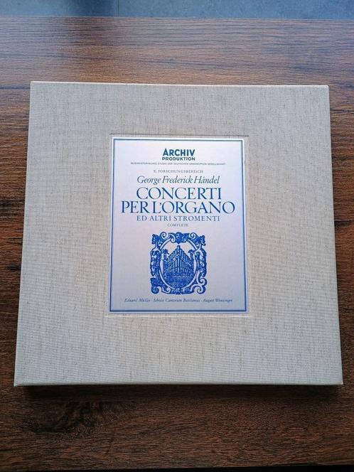 Handel - Concerti Per L'Organo Ed Altri Stromenti (5LP box), Cd's en Dvd's, Vinyl | Klassiek, Zo goed als nieuw, Barok, 12 inch