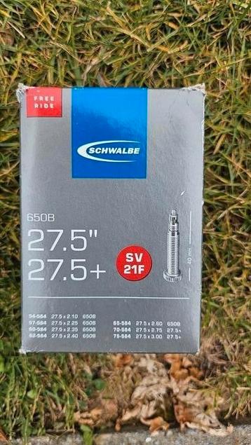 Binnenband Schwalbe 27.5 en 27.5+ zie afbeelding beschikbaar voor biedingen