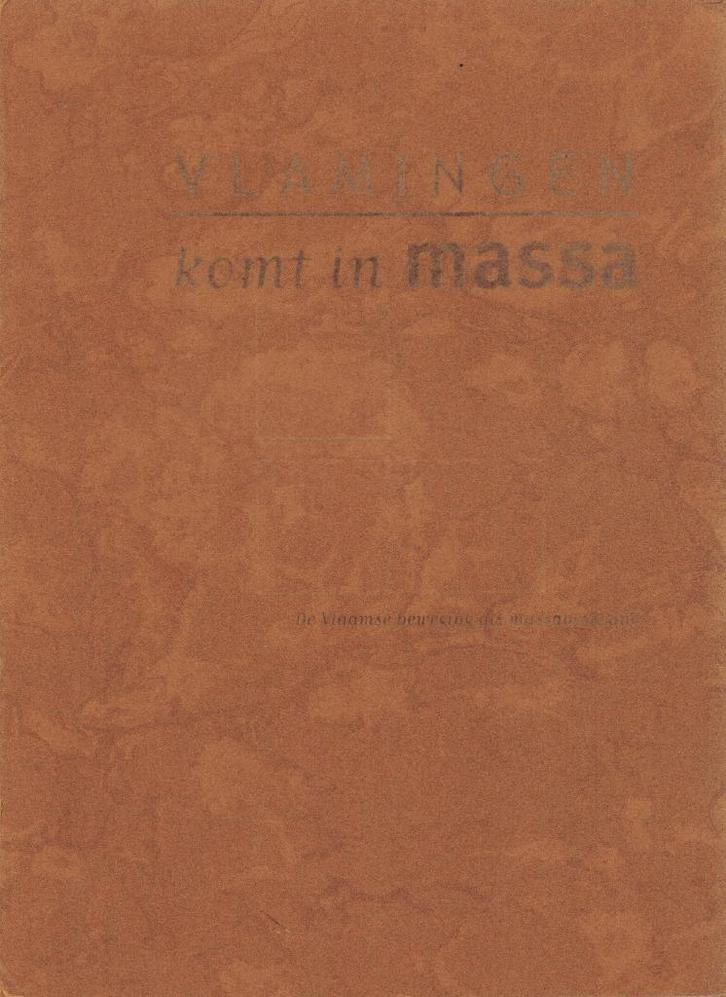 Vlamingen komt in massa. De Vlaamse beweging massabeweging, Boeken, Geschiedenis | Nationaal, Zo goed als nieuw, 20e eeuw of later