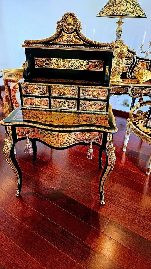 Uitzonderlijk Secretaire afgewekt in Marqueterie, Antiek en Kunst, Antiek | Meubels | Kasten, Ophalen