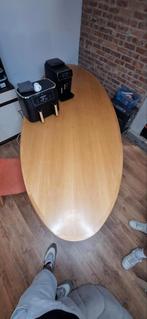 Table ovale hetre, bonne qualité, 260/120, Maison & Meubles, Enlèvement, Ovale