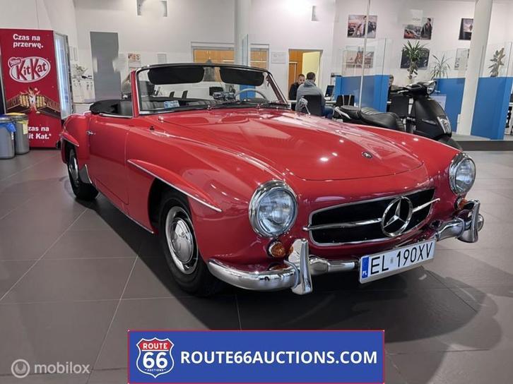 Mercedes-Benz 190 SL | 1960 | Route 66 Auctions, Auto's, Oldtimers, Bedrijf, Te koop, Mercedes-Benz, Benzine, Overige carrosserie