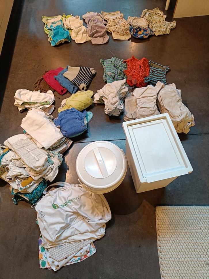 Wasbare luiers grote set, Kinderen en Baby's, Babyvoeding en Toebehoren, Gebruikt, Ophalen
