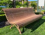 Tuinbank met gietijzeren poten, Tuin en Terras, Ophalen, Zo goed als nieuw, Hout