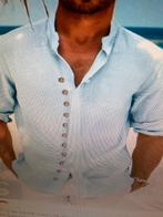 NIEUW linnen hemd met lange mouwen, Ophalen, Andere, Blauw, Nieuw