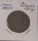 Belgisch Congo 1 frank 1925 Vl, Postzegels en Munten, Munten | België, Verzenden