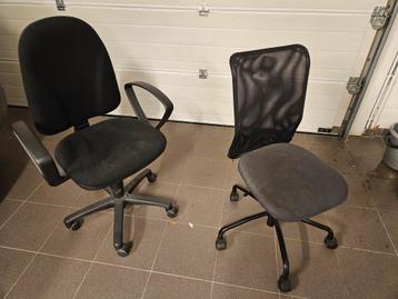 2 gratis bureaustoelen, Huis en Inrichting, Bureaustoelen, Ophalen, Gebruikt