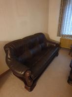 Salon leder, Huis en Inrichting, Ophalen, Gebruikt, Rustiek, 150 tot 200 cm