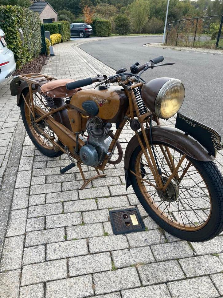 Motobecane 125cc D45 uit 1947, dubbele koppeling, Motoren, Motoren | Oldtimers, Overig, 11 kW of minder, 1 cilinder, Ophalen