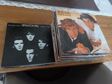 Lot de 60 bons 45 tours 85% anglais 15% français, CD & DVD, Vinyles | Pop, Enlèvement ou Envoi, Comme neuf
