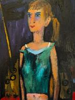 olieverfschilderij van jonge vrouw, Enlèvement