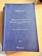boek : Beginselen Belgisch Staatsrecht (KUL) + gratis GR, Boeken, Ophalen of Verzenden