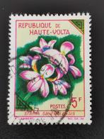 Opper Volta 1963 - bloemen - flora, Postzegels en Munten, Postzegels | Afrika, Ophalen of Verzenden, Overige landen, Gestempeld