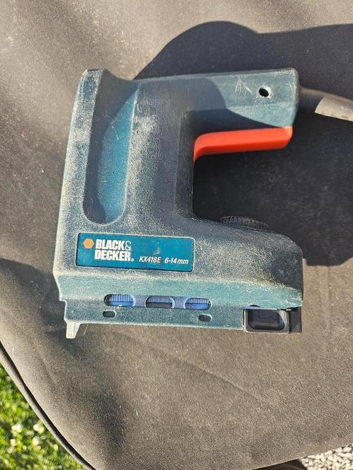 Black & Decker KX418E - Electrische Tacker, Doe-het-zelf en Bouw, Gereedschap | Handgereedschap, Gebruikt, Ophalen of Verzenden