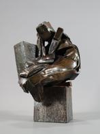 MASSIEF VOL : Bronzen Beeld Kubist TOP TOP   1/1 gesigneerd, Antiek en Kunst, Ophalen of Verzenden