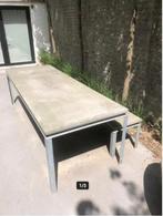 design galva tuintafel + zitbank, Tuin en Terras, Tuintafels, Ophalen, Gebruikt
