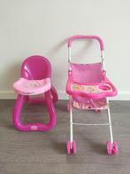 Poppenbuggy en eetstoeltje, Ophalen, Gebruikt, Babypop