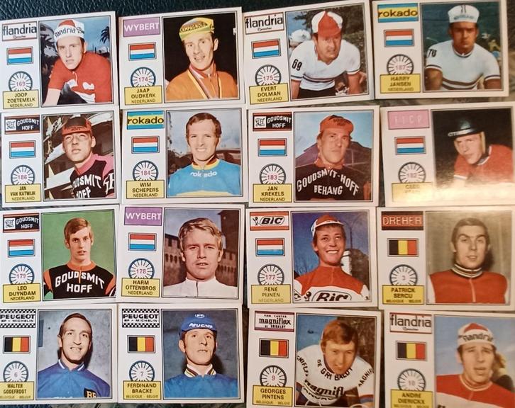 130 Panini wielrennerplaatjes // Sprint 72 // origineel //, Hobby en Vrije tijd, Stickers en Plaatjes, Ophalen of Verzenden