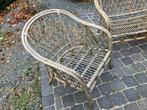 Tuinset lounge rotan, Tuin en Terras, Tuinsets en Loungesets, Ophalen, 5 zitplaatsen, Rotan, Bank