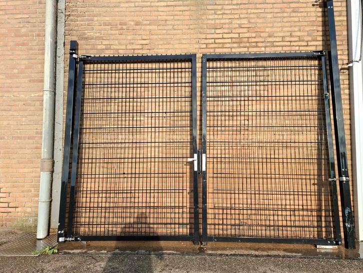 Openslaande poort, Tuin en Terras, Tuinhekken en Hekwerk, Gebruikt, Ophalen