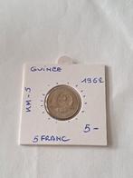 Guinea 5 franc 1962 geres rene, Postzegels en Munten, Munten | Afrika, Ophalen of Verzenden