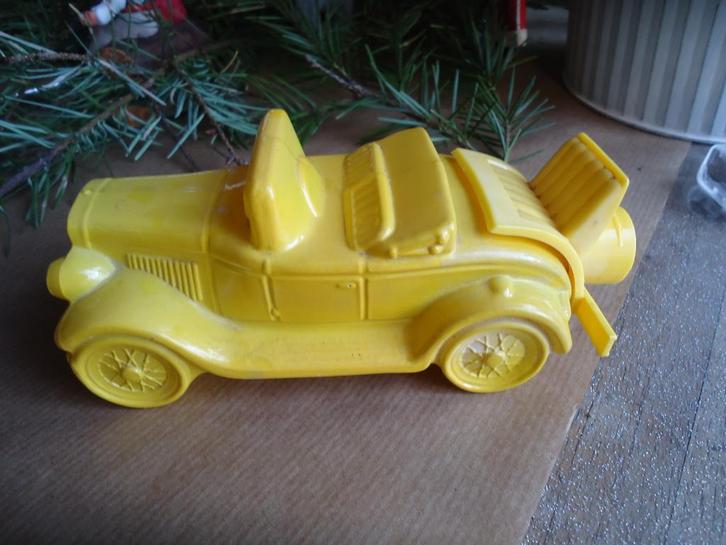 Flacon "auto jaune" de la marque AVON, Verzamelen, Parfumverzamelingen, Miniatuur, Ophalen of Verzenden