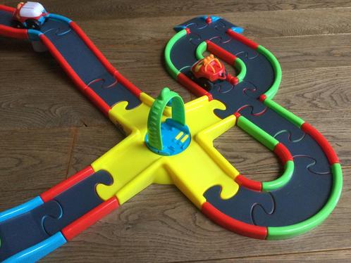Autobaan + 3 auto’s peuters, Kinderen en Baby's, Speelgoed | Racebanen, Zo goed als nieuw, Ophalen of Verzenden