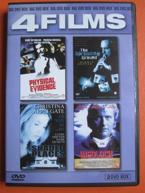 Big DVD Box - 4 films op 2 DVD, Cd's en Dvd's, Dvd's | Overige Dvd's, Zo goed als nieuw, Vanaf 16 jaar, Ophalen of Verzenden