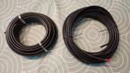 2 x 9 meter speakerkabel 2.5mm in platte zwarte mantel nieuw, Overige merken, Nieuw, Ophalen of Verzenden, 120 watt of meer
