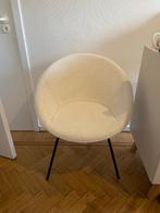Chaise bouclette Maison du monde, Huis en Inrichting, Stoelen, Ophalen, Zo goed als nieuw, Wit