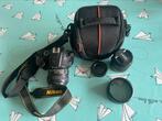 Nikon D3500 met 2 lenzen + toebehoren, Audio, Tv en Foto, Fotocamera's Digitaal, Ophalen, Zo goed als nieuw, Spiegelreflex, Nikon