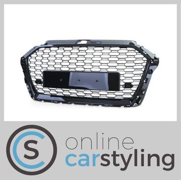 Embleemloze Grill Audi A3 8V Glossy Black beschikbaar voor biedingen