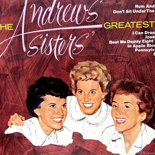 LP The Andrew Sisters Greatest Hits 1974 NM, CD & DVD, Vinyles | Jazz & Blues, Enlèvement ou Envoi