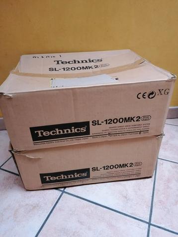 Technics SL-1200 MK2 Originele dozen 2 stuks beschikbaar voor biedingen