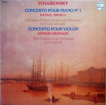 LP Tchaïkovsky piano / vioolconcert Grumiaux 1976 NM beschikbaar voor biedingen