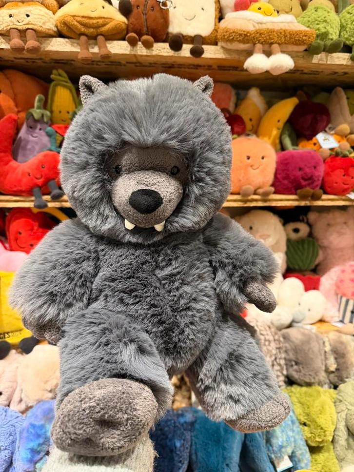 Jellycat Wilf Wolf Retired. New with tags. Mint condition, Kinderen en Baby's, Speelgoed | Knuffels en Pluche, Nieuw, Overige typen