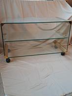 Desserte à roulettes, Maison & Meubles, Enlèvement ou Envoi, Verre