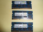 RAM geheugen Kingston DDR3 4GB, 204PIN, KVR1333D3S9 1 Stuks, Computers en Software, RAM geheugen, Ophalen of Verzenden, Zo goed als nieuw