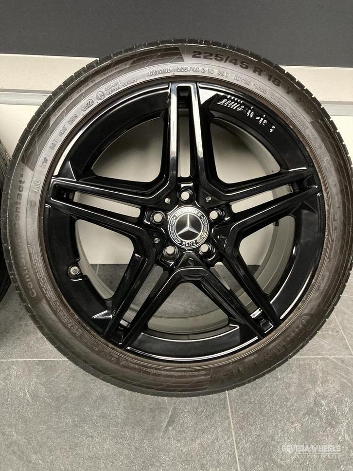 18” originele Mercedes A W177 AMG velgen + banden B W247 CLA, Auto-onderdelen, Banden en Velgen, Banden en Velgen, Zomerbanden